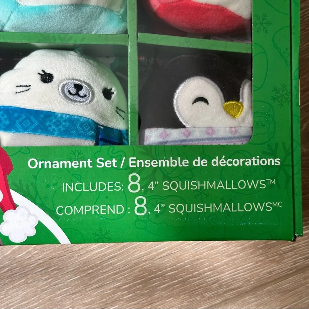2023 Squishmallow Christmas Ornament Set